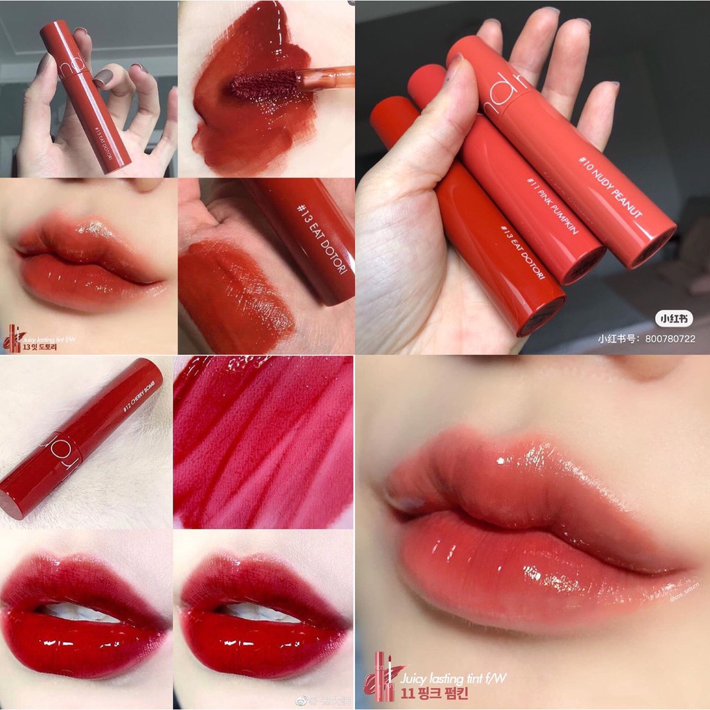 [SON KEM MỚI] Son Tint Lì Romand Juicy Lasting Tint