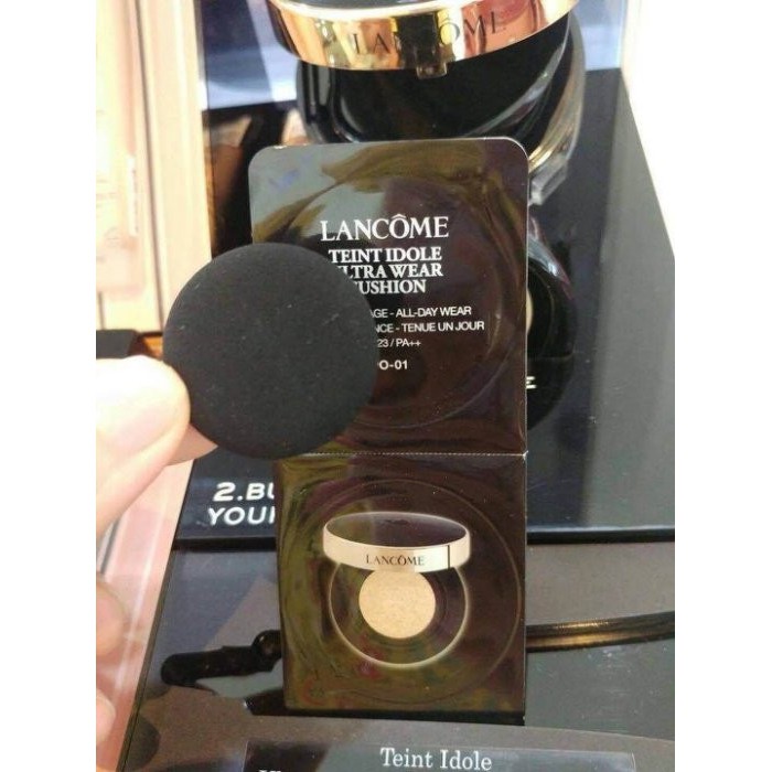 Phấn Nước Lancôme Teint Idole Ultra Cushion Tone 01 - CHUẨN MỰC LÝ TƯỞNG CHO LỚP NỀN THẾ HỆ MỚI - tặng mặt nạ VT CiCa To