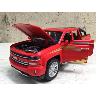 Mô hình xe chevrolet silverado 1500 2020 1:32