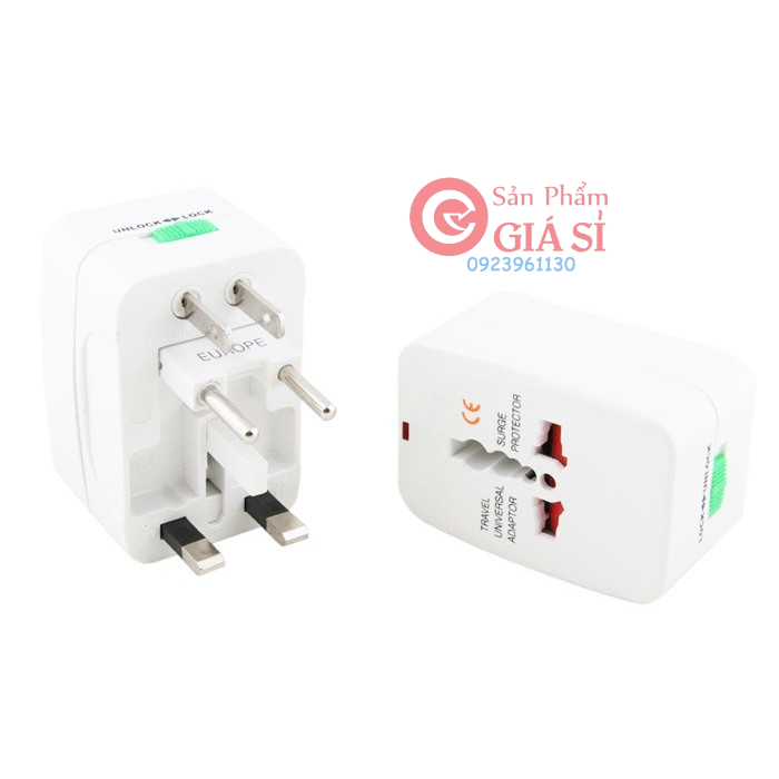 Ổ Cắm Du Lịch Đa Năng Có 2 Cổng USB ❤️freeship❤️