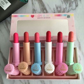 Set 6 Son 3 C E LOVE LIPSTICK Siêu HOT
