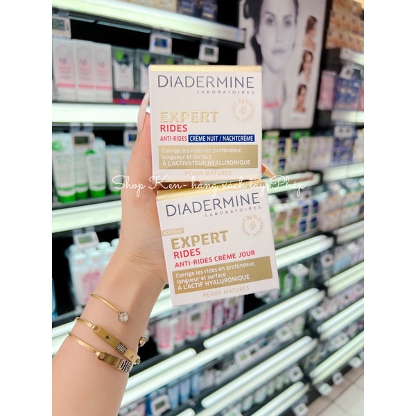 Bộ kem dưỡng chuyên sâu chống nhăn- chống lão hoá DIADERMINE- hàng Pháp
