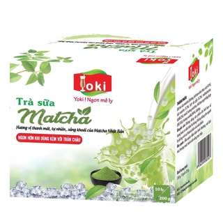 Trà sữa Matcha Yoki 200g thơm mát