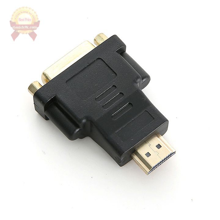 Đầu chuyển HDMI sang DVI 24+5 hai chiều đa năng màu đen