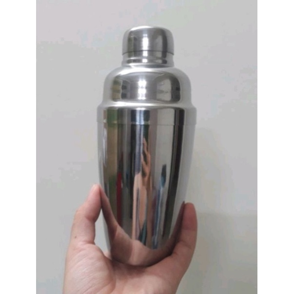 Bình lắc 550ml shaker inox cà phê trà sữa