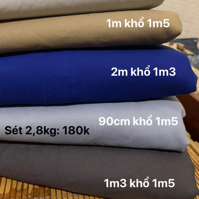 Vải kaki 180k