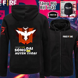 [ Xả Kho ] BST Áo khoác Free Fire cực ngầu giá tận xưởng - tặng kèm mũ bịt mặt FF