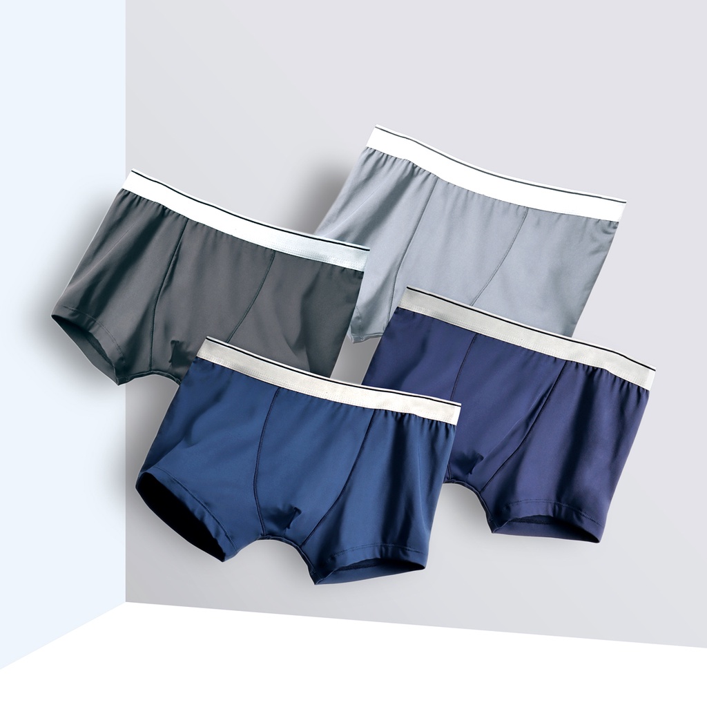 Combo 5 quần lót đùi boxer nam lưng thun SPMQLBX02 PigoFashion màu giao ngẫu nhiên
