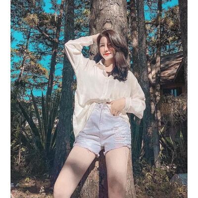 [Mã FAMAYWA giảm 10K đơn 50K] QUẦN SOOC BÒ RÁCH TUA RUA 2 MÀU CHO NỮ | BigBuy360 - bigbuy360.vn