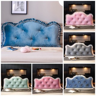 Gối Tựa Đầu Giường , Gối Kê Giường Mẫu Mây Đính Khuy Cao Cấp 1m5 Và 1m8