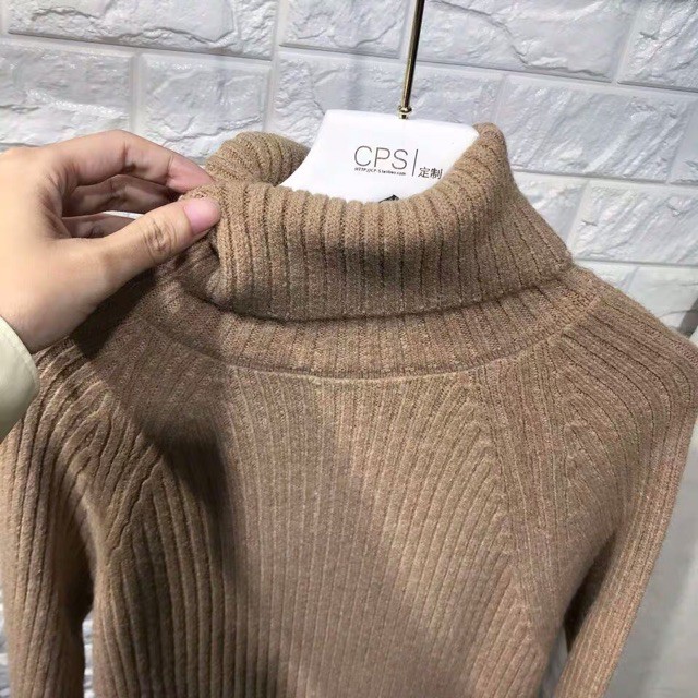 (HÀNG ORDER) Váy len suông cổ lọ dáng dài GNCM | BigBuy360 - bigbuy360.vn