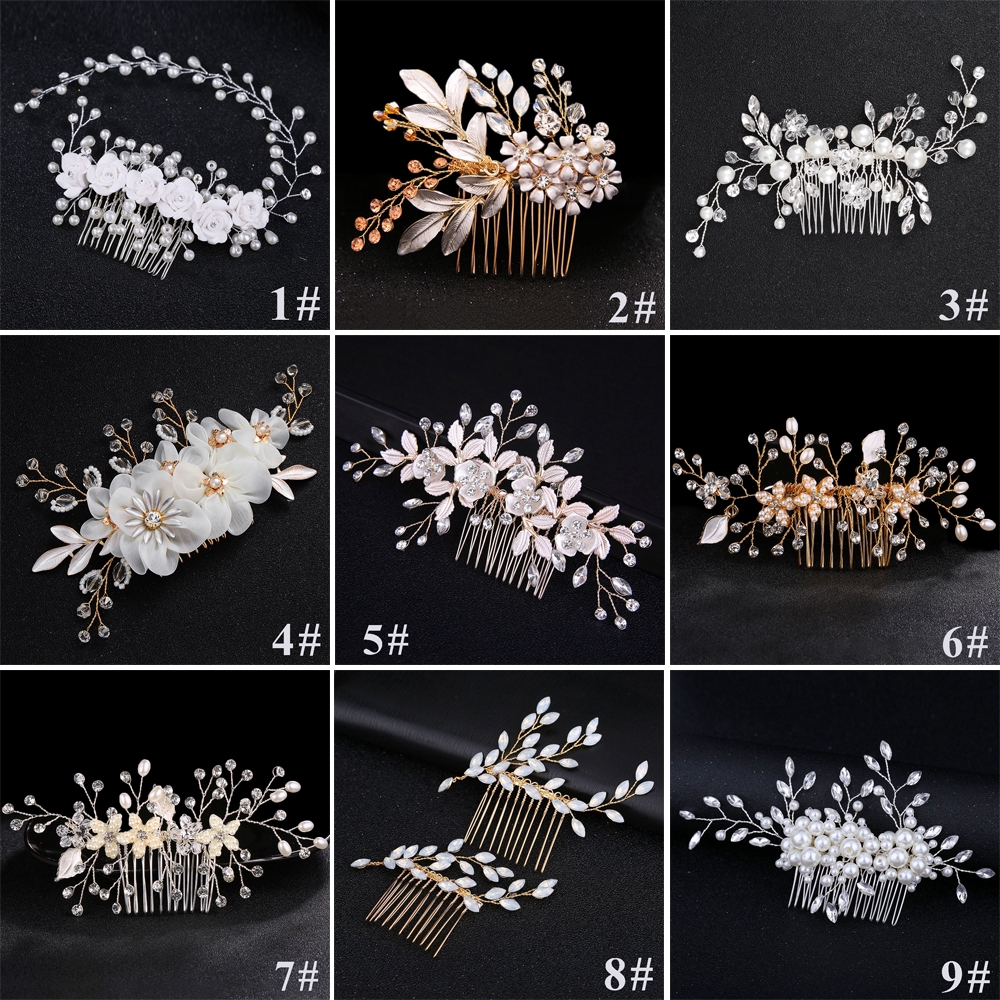 Kẹp cài tóc hình bông hoa xinh xắn dành cho trang trí thủ công