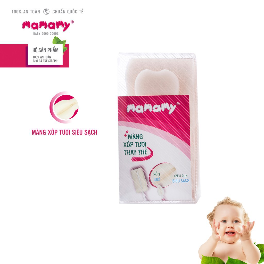 Miếng Thay Thế Bộ Cọ Rửa Bình Mamamy 360 Độ