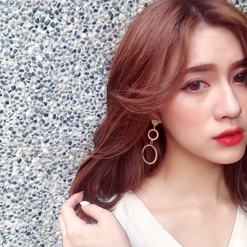 Đôi khuyên tai hình tròn sang trọng cho nữ