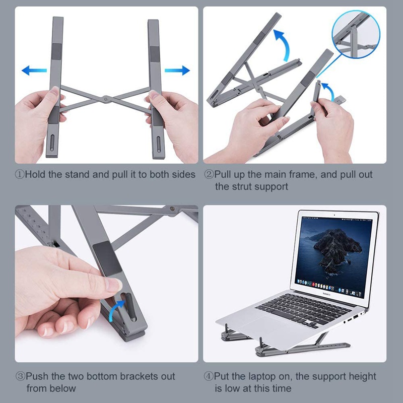 OATSBASF Laptop Stand,Foldable Laptop Riser,for 10-17.3 Inch Laptop | BigBuy360 - bigbuy360.vn