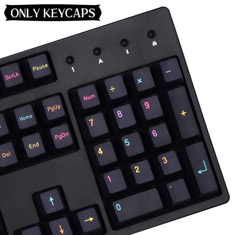 GMK Mictlán black personalized keycaps Mictlan Keycap Bộ Nắp Bàn Phím Cơ cherry Profiles 75% PBT 7U Màu Đen Cá Tính Mictlan Keycap