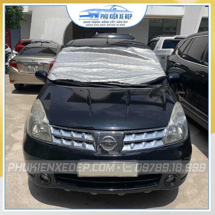 Rèm che nắng ô tô NAM CHÂM theo xe Nissan Livina ⚡ HÀNG LOẠI 1 - LƯỚI DÀY ⚡  Combo 4 tấm chắn nắng - VIỆT NAM SẢN XUẤT