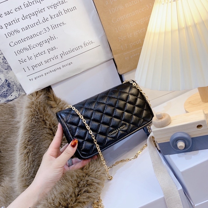 TÚI ĐEO CHÉO KIÊM VÍ VẦM TAY CLUTCH NỮ Ô TRÁM FULLBOX ẢNH THẬT KÈM CLIP SMANO BAGS HOẢ TỐC
