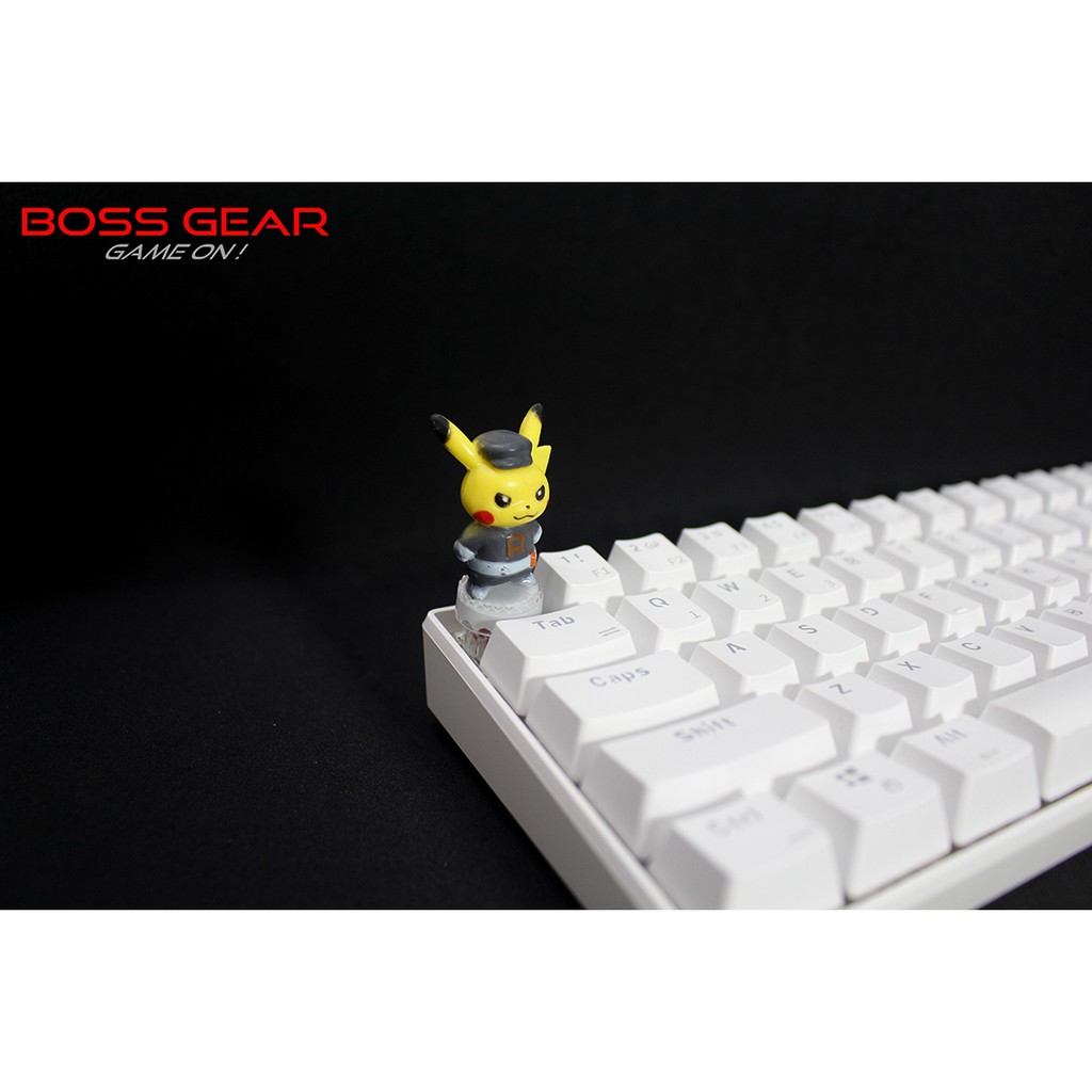 Keycap lẻ hình Pikachu cosplay siêu dễ thương( Keycap Artisan )