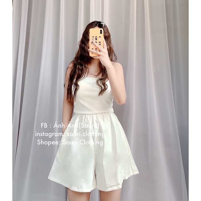 Jumpsuit quây ulzzang xinh xắn đáng yêu dạo phố sang chảnh