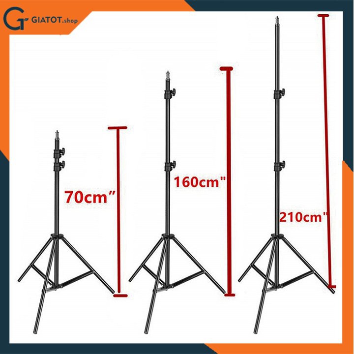 Giá đỡ tripod 2m1 điện thoại chụp hình quay phim và livestream