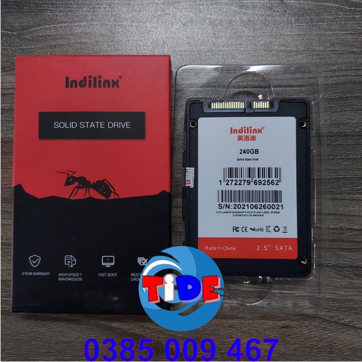 Ổ cứng SSD Indilinx 256GB/240GB/120GB – CHÍNH HÃNG – Bảo hành 3 năm – Các model 2,5” và Masta