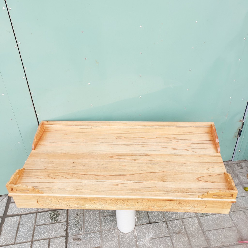 Bàn thờ treo tường gỗ Xoan Đào ngang 100 cm trạm rồng