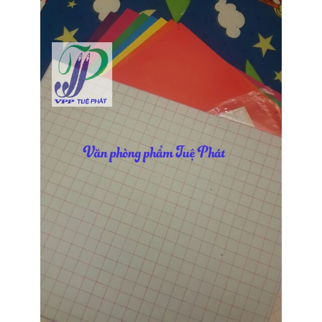 Tập giấy màu - giấy thủ công 7 màu