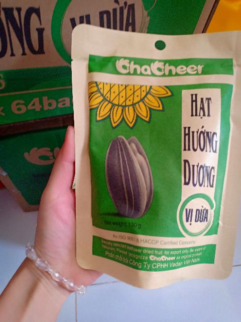 Một Thùng Lớn 64 gói tẩm gia vị( vị dừa) Chacheer 130g