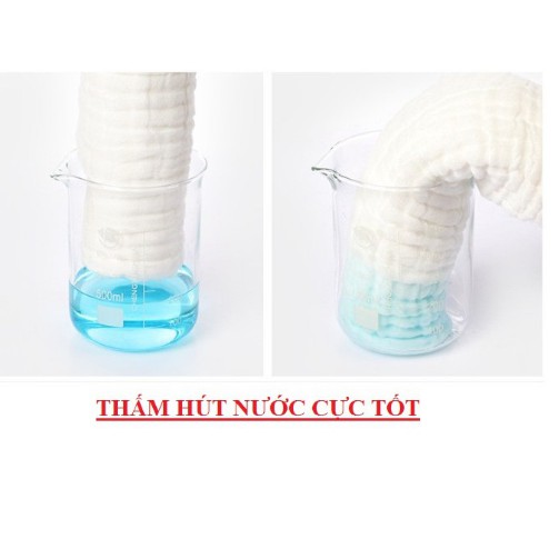 Set 5 khăn sữa rửa mặt xô nhăn cotton cao cấp cho bé