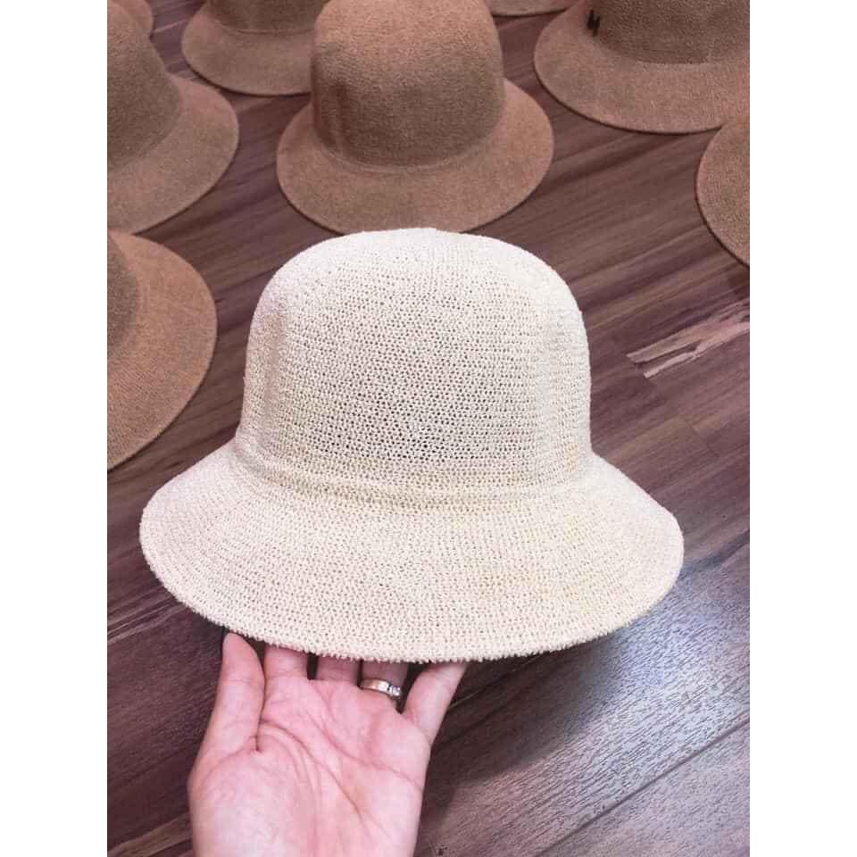 MŨ BUCKET Ulzzang dạ Heominhon - hàng Loại 1