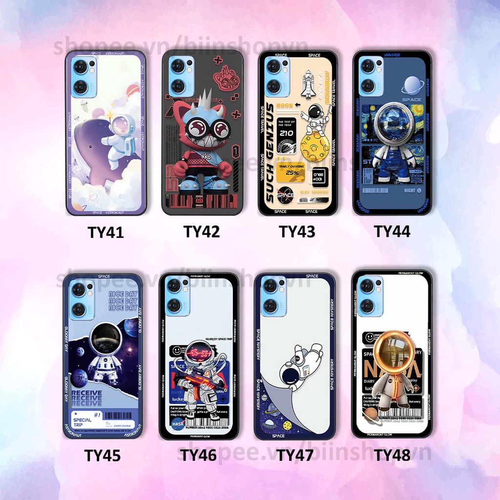 Ốp Oppo Reno7 / Reno7 Z 5G / Reno 7 phi hành gia vũ trụ space.x siêu đẹp, thời trang