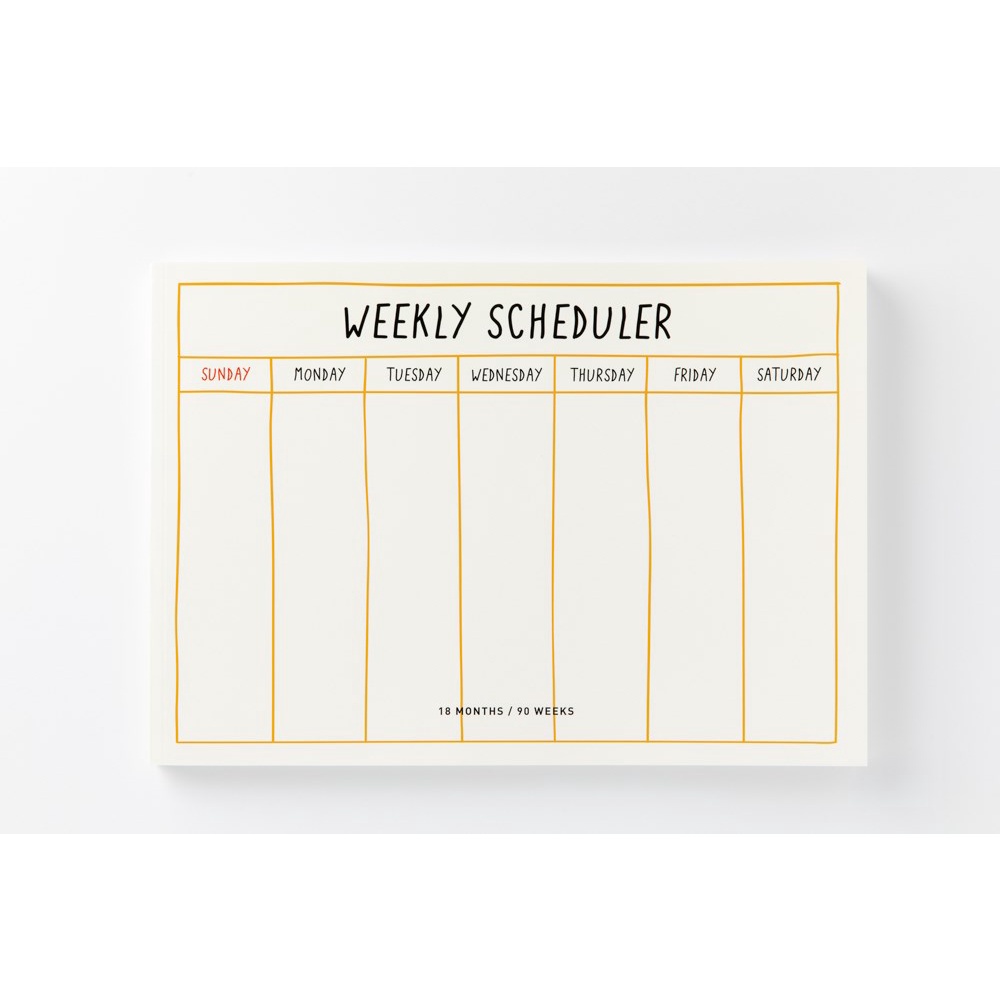 Cuốn Lịch Ghi Chú Kế Hoạch Hàng Tuần 18 Tháng ARTBOX Hàn Quốc Thiết Kế Viền Vàng