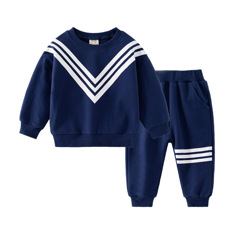 Bộ nỉ bé trai WELLKIDS bộ dài tay cho bé chất nỉ da cá ngộ nghĩnh hàng xuất Âu Mỹ 2023