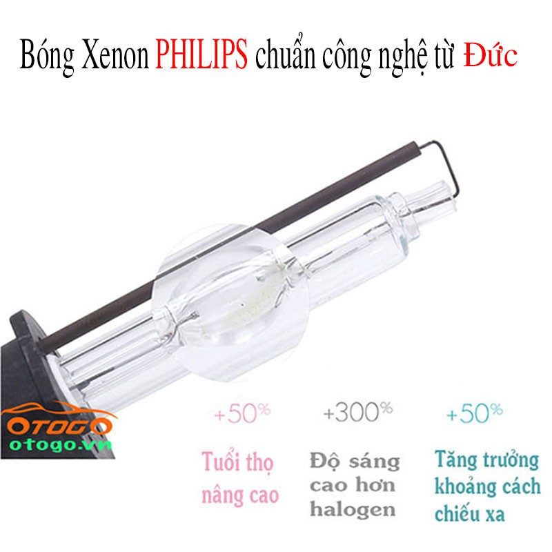Bóng Xenon Philips Chân D2S Chính Hãng , Bảo Hành 3 Năm