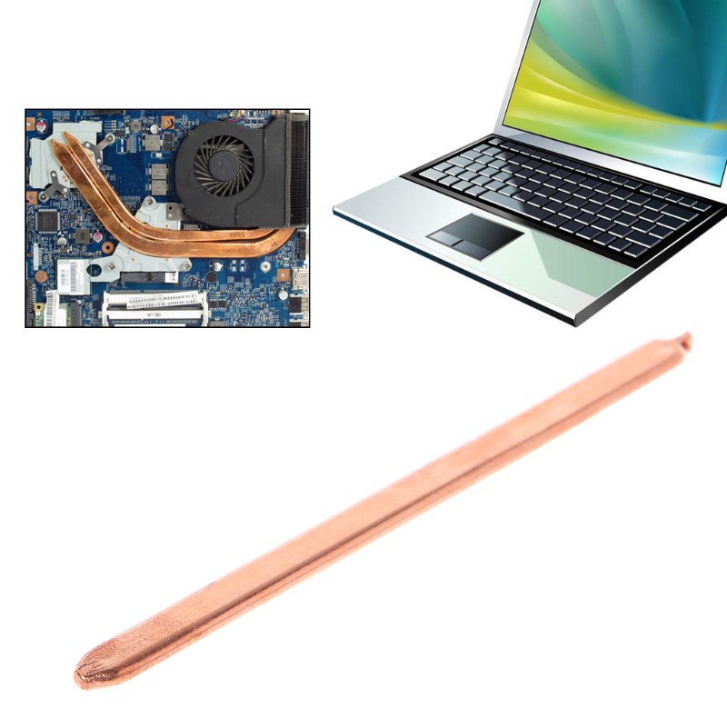 Ống Đồng Phẳng Tản Nhiệt Chất Lượng Cao Cho Laptop Notebook 80/130/170/220/300mm