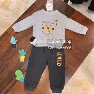 Bộ nỉ da cá Baby Club dư xịn