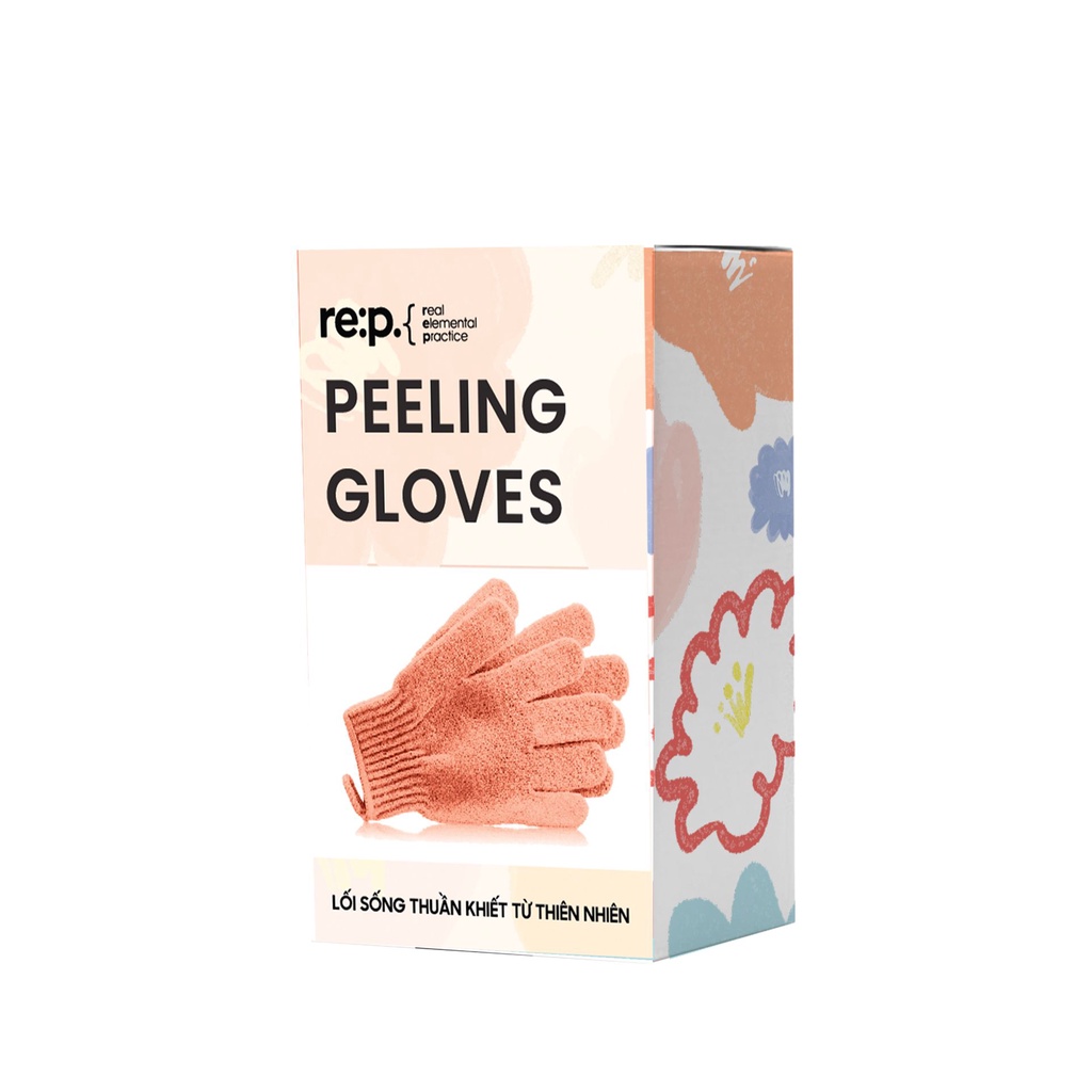 [Quà Tặng] Găng Tay Tắm Tẩy Tế Bào Chết Re:p Peeling Gloves