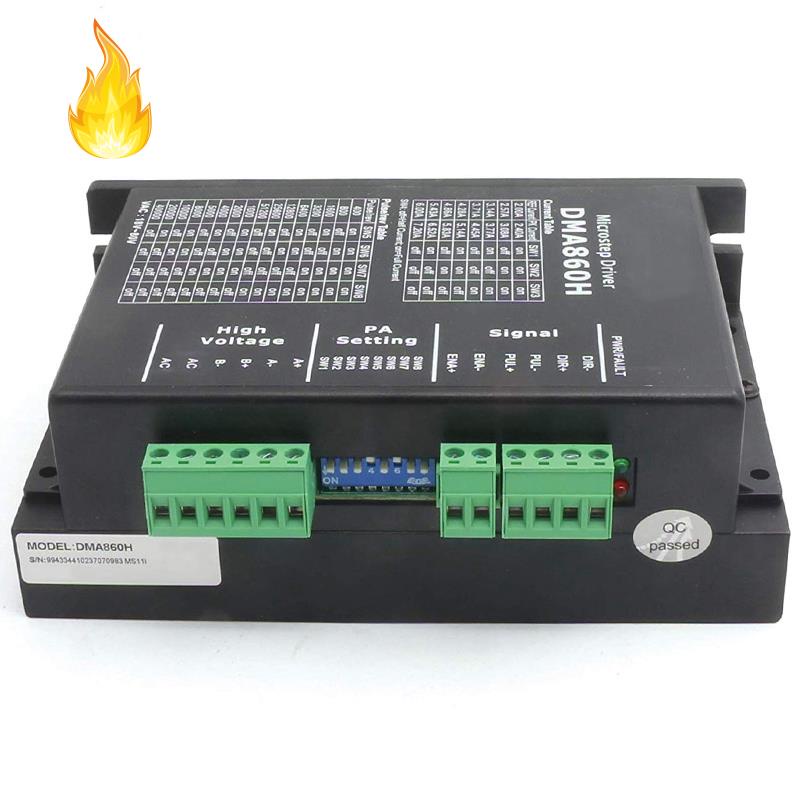 Mạch điều khiển 2 pha DMA860H cho Nema 34 Nema 42 AC24-80V DC24-80V