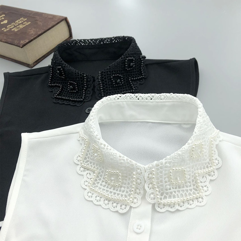 Cổ Áo Rời Rời Cổ Bẻ Giả Áo Sơ Mi Thời Trang Cho Nữ