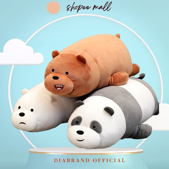 Gấu Bông Bộ 3 We Bare Bears Siêu Dễ Thương - Diabrand