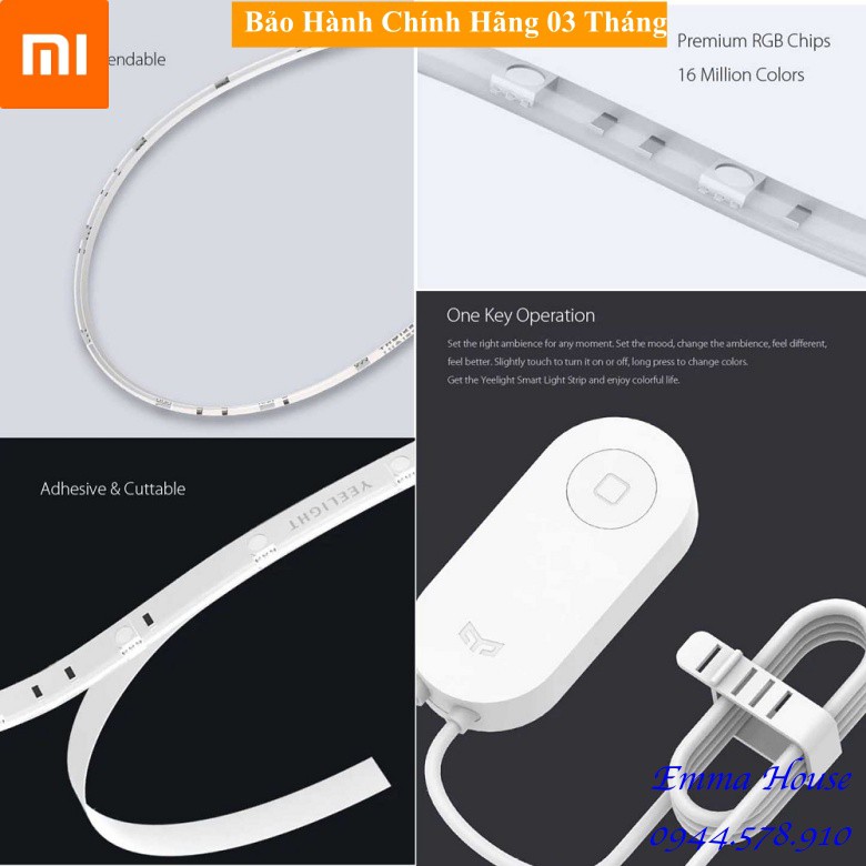 Bộ Đèn LED dây thông minh Yeelight Aurora Lightstrips 2m - Bản quốc tế -BH Chính Hãng 1 tháng