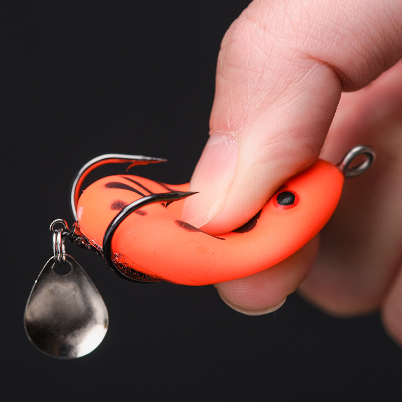 mồi giả Mồi Câu Cá Giả Hình Con Ếch 3cm / 4.2g Super Frog Lure Mồi giả câu cá lóc