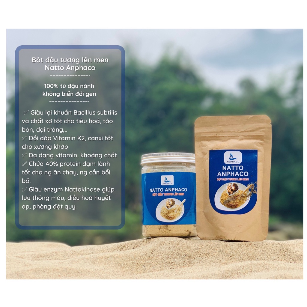 Natto hạt tươi Đậu nành lên men kiểu Nhật 100gr - Tốt cho tiêu hóa, xương khớp, phòng ngừa đột quỵ.