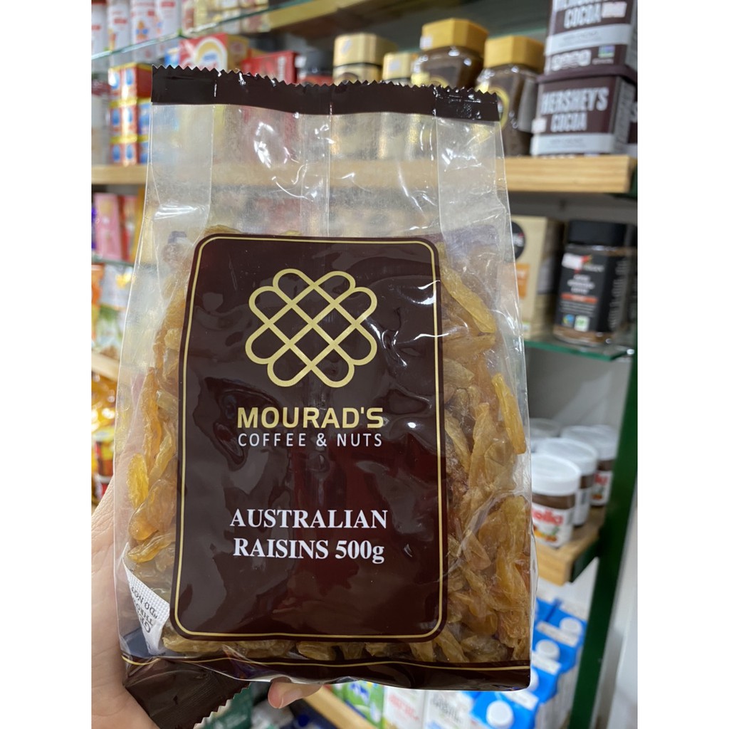 Nho Khô vàng Mourad's Úc túi 500g - raisins
