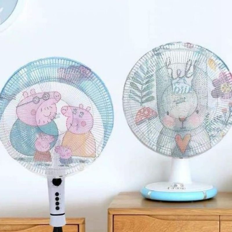 Lưới bọc quạt LOẠI TO có dây rút bọc được quạt công nghiệp, lưới bọc quạt cao cấp vừa cho quạt đường kính 50cm