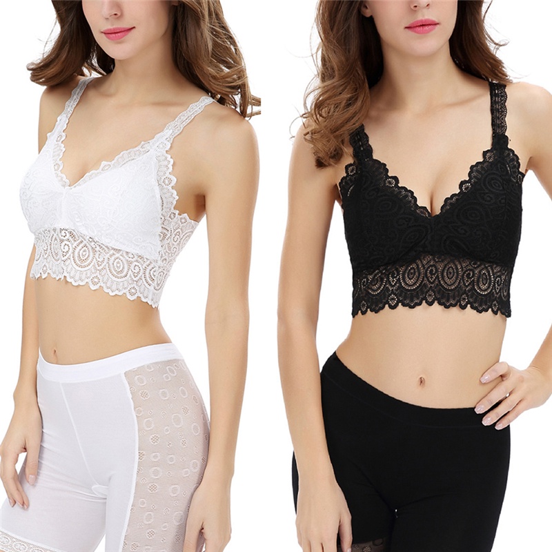 Áo Tank Top Hai Dây Cổ Chữ V Hở Lưng Phối Ren Gợi Cảm Cho Nữ