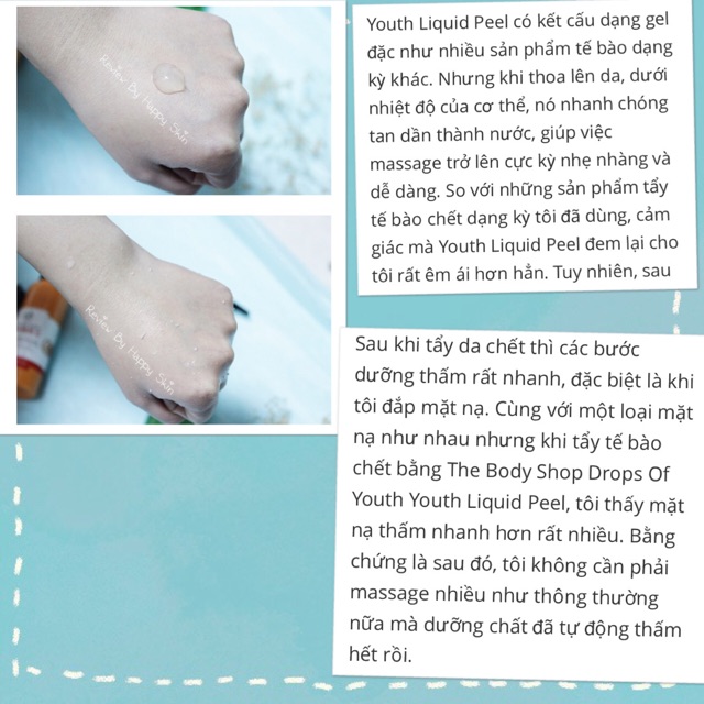 Tẩy tế bào chết dạng kỳ The Body Shop Drops of Youth Youth Liquid Peel