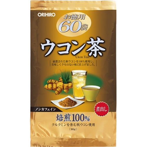 Trà nghệ Orihiro Ukon Tea hỗ trợ thải độc gan (60 gói)