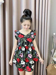 Đồ bộ voan lụa